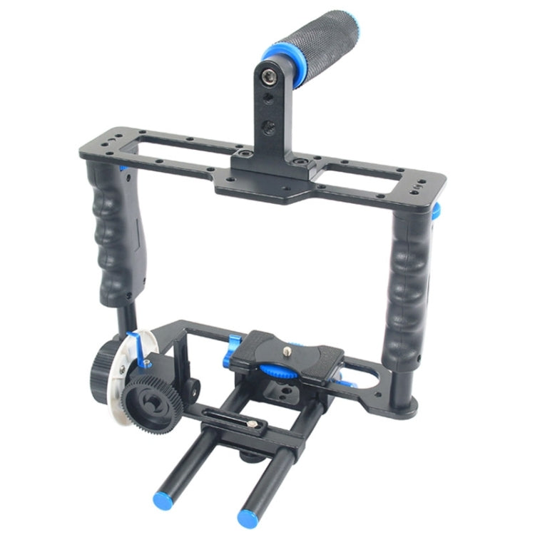 YELANGU YLG1103A-B Large Handle Video Camera Cage Stabilizer + Matte Box Kit for DSLR Camera / Video Camera - free shipping - PMC TechLife - Order now!