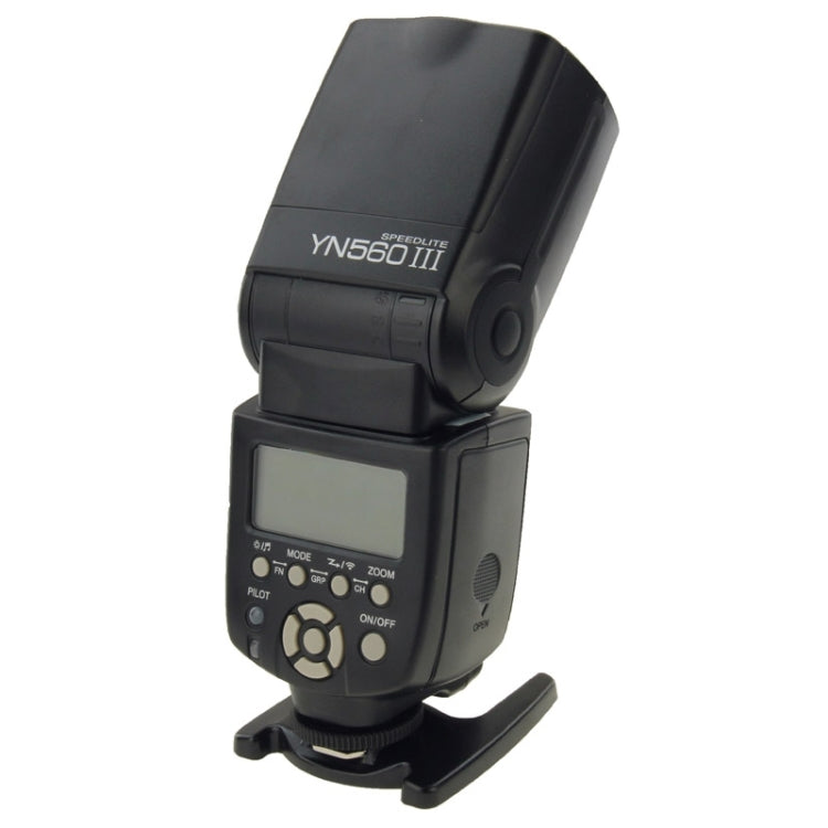 YN-560 III Ultra-long-range Wireless Flash Speedlite with Metal Hot Shoe for Canon / Nikon / Pentax / Olympus DSLR Camera(Black) - free shipping - PMC TechLife - Order now!