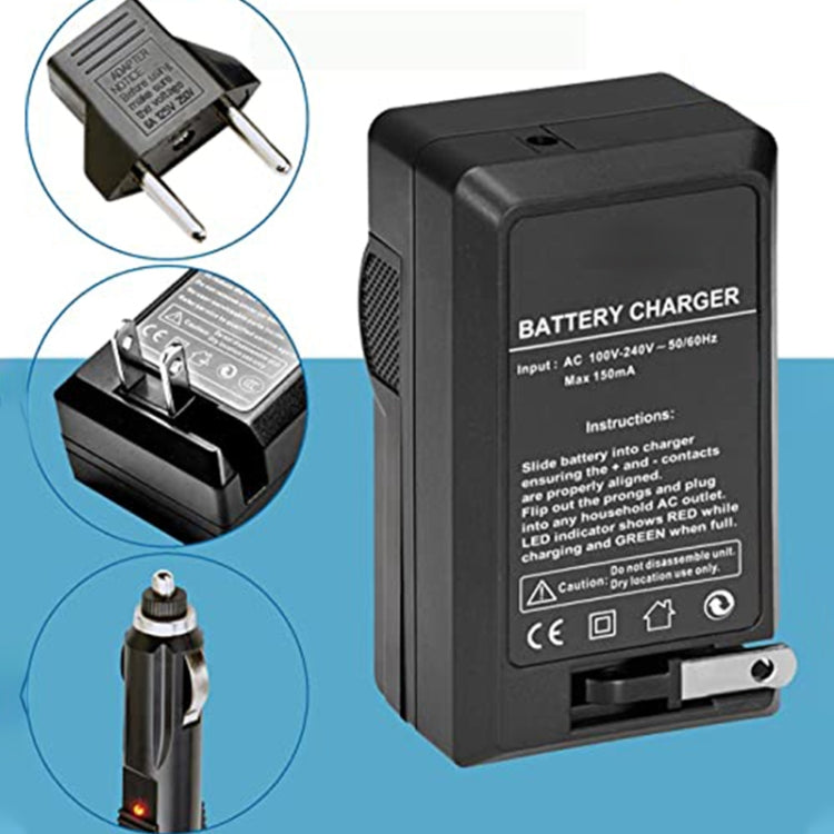 2 in 1 Digital Camera Battery Charger for Panasonic VBD1/ VBD2, SONY F550/ F750/ F960...(Black) - free shipping - PMC TechLife - Order now!