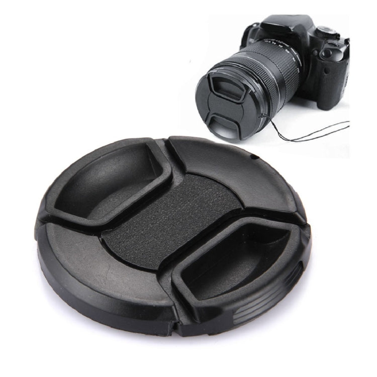 62mm Center Pinch Camera Lens Cap(Black) - Lens Cap by PMC TechLife | Online Shopping South Africa | PMC TechLife