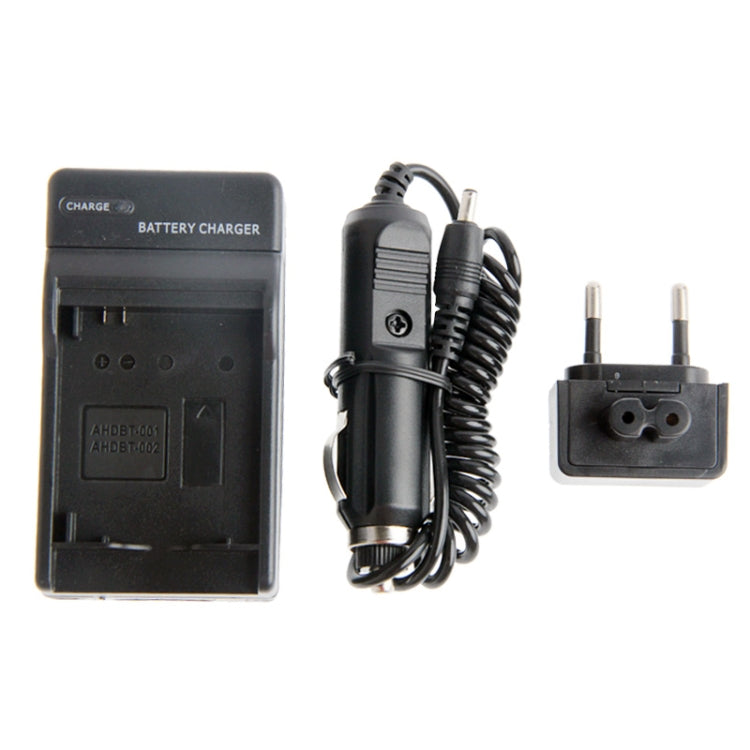 2 in 1 Digital Camera Battery Charger for Gopro Hero 2 AHDBT-001 / AHDBT-002(Black) - Charger by PMC TechLife | Online Shopping South Africa | PMC TechLife | Buy Now Pay Later Mobicred