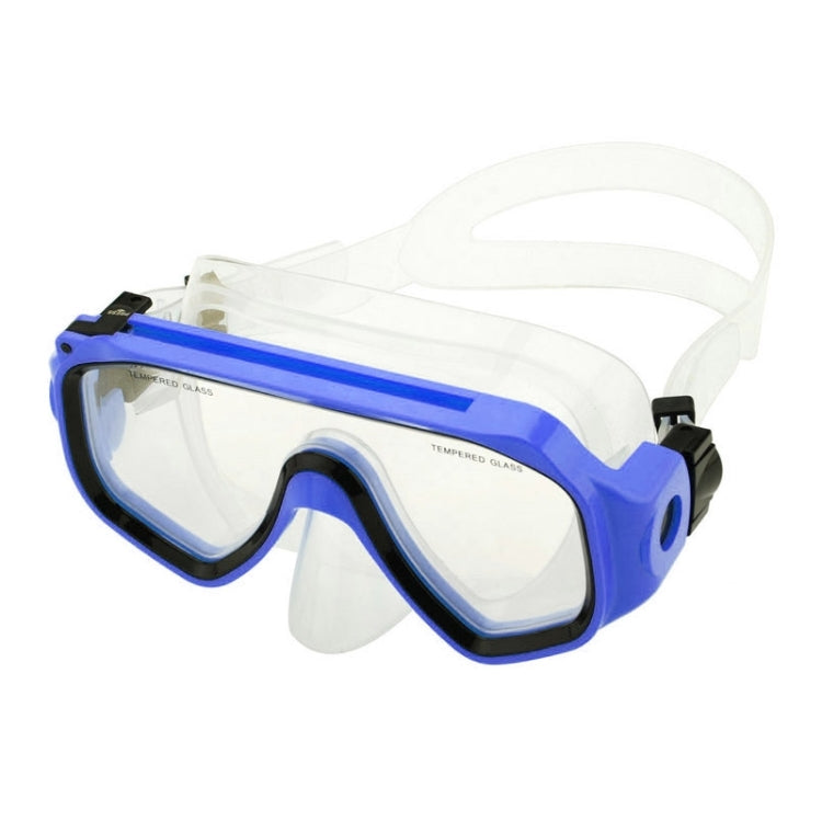 Water Sports Diving Equipment Diving Mask Swimming Glasses with Mount for GoPro, Insta360, DJI and Other Action Cameras(Blue) - Diving Mask by PMC TechLife | Online Shopping South Africa | PMC TechLife | Buy Now Pay Later Mobicred