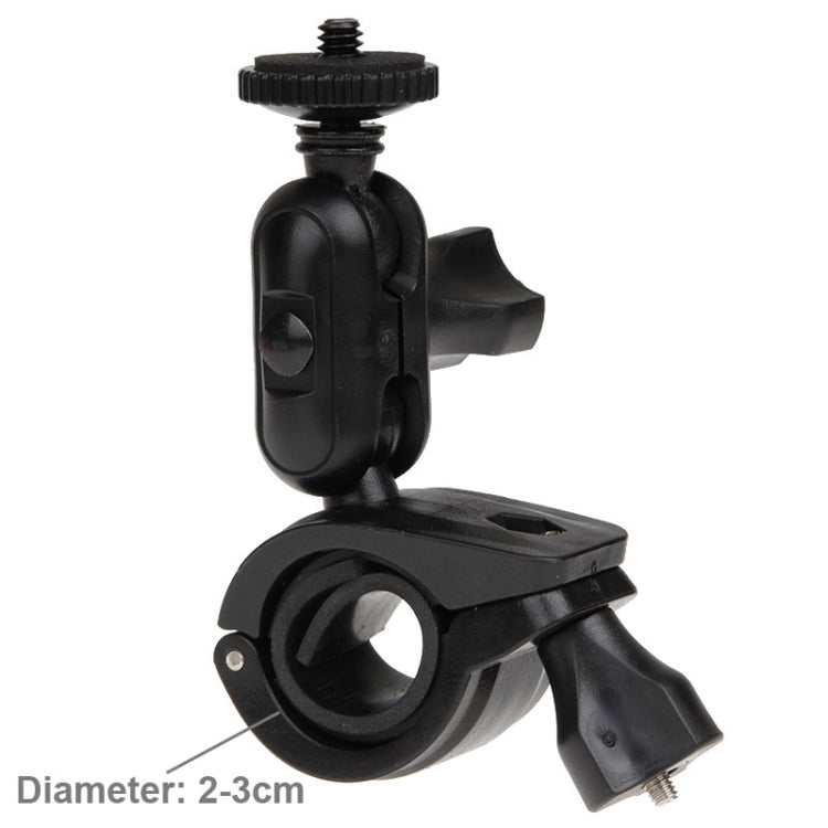 360 Degrees Rotation Bicycle Motorcycle Holder Handlebar Mount with Screw & Tripod Adapter for PULUZ Action Sports Cameras Jaws Flex Clamp Mount for GoPro, Insta360, DJI and Other Action Cameras - Bicycle Handlebar Mount by PMC TechLife | Online Shopping South Africa | PMC TechLife | Buy Now Pay Later Mobicred
