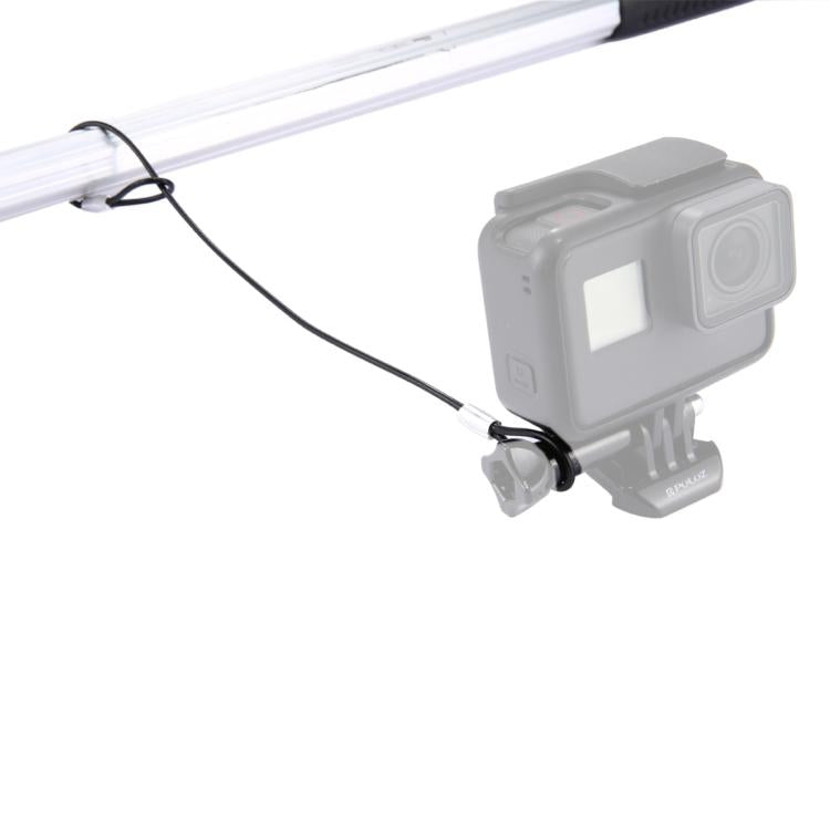 Stainless Steel Lanyard / Tether with Screw for GoPro HERO11 Black/HERO10 Black / HERO9 Black /HERO8 Black /7 /6/ 5 /5 Session /4 /3+ /3 /2 /1(Black) - Screws by PMC TechLife | Online Shopping South Africa | PMC TechLife | Buy Now Pay Later Mobicred