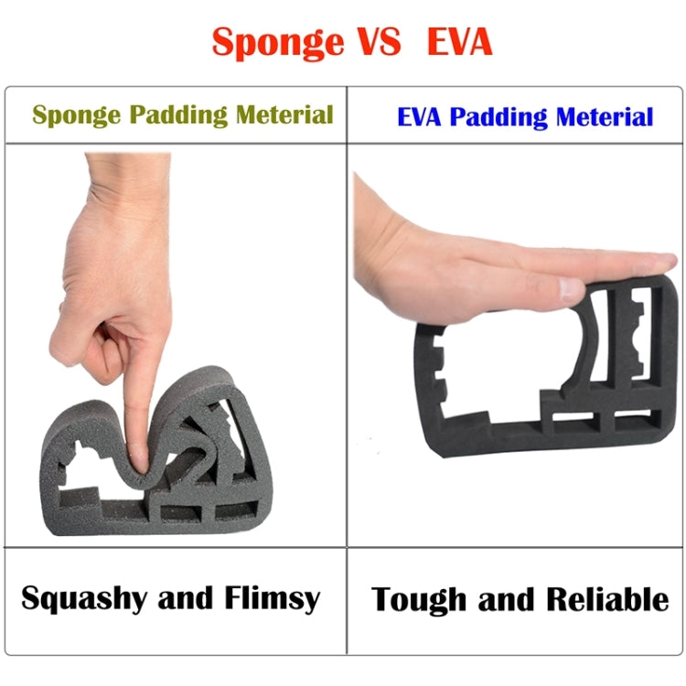 Shockproof Waterproof Portable Travel Case for GoPro, Insta360, DJI and Other Action Cameras Accessories, Size: 22cm x 16cm x 7cm - Carry Cases by PMC TechLife | Online Shopping South Africa | PMC TechLife | Buy Now Pay Later Mobicred