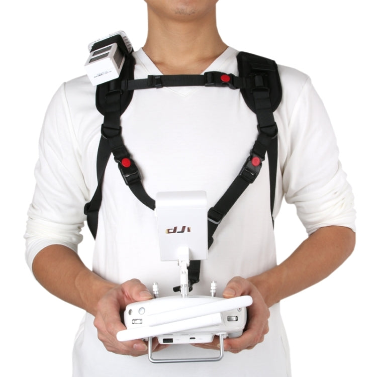 Shoulder Backpack Carry Case Multipurpose Bag Neck Strap Belt for Dji Phantom 3 / 2 / 1 / Vision+, Carry Available for Quadcopter, Remote Controller, Battery, Propellers(Black) -  by PMC TechLife | Online Shopping South Africa | PMC TechLife | Buy Now Pay Later Mobicred