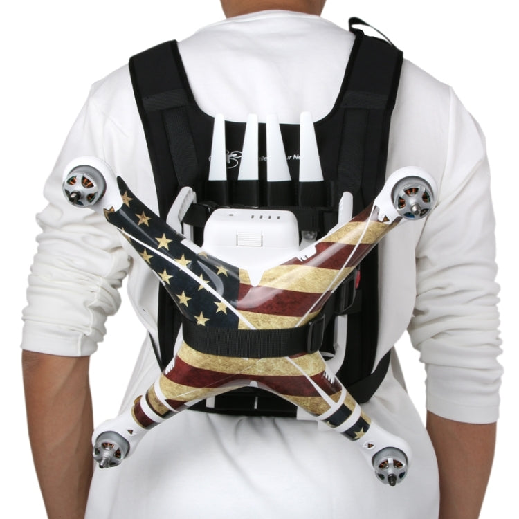 Shoulder Backpack Carry Case Multipurpose Bag Neck Strap Belt for Dji Phantom 3 / 2 / 1 / Vision+, Carry Available for Quadcopter, Remote Controller, Battery, Propellers(Black) -  by PMC TechLife | Online Shopping South Africa | PMC TechLife | Buy Now Pay Later Mobicred