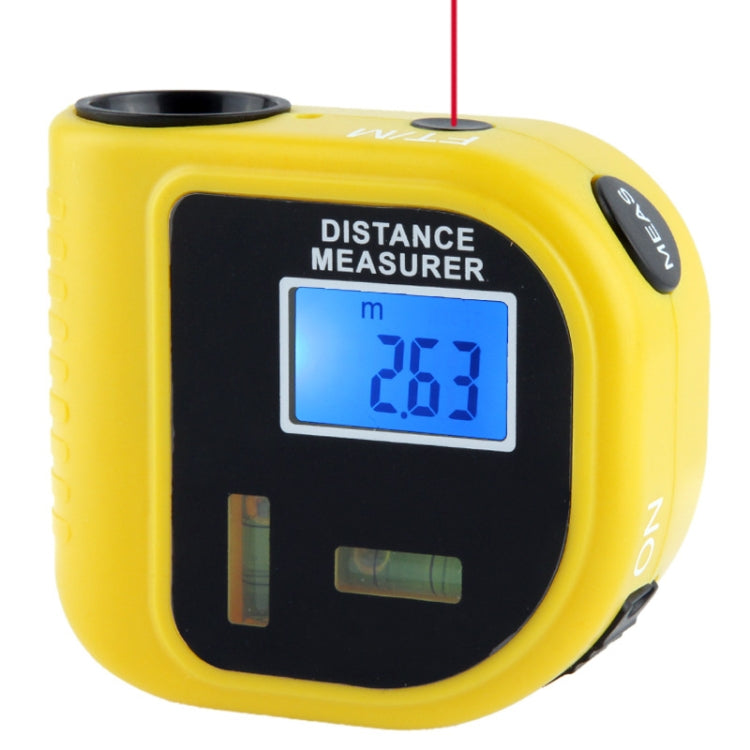 CP-3010 Ultrasonic Distance Measurer with Laser Pointer, Range: 0.5-18m(Yellow) - Laser Rangefinder by PMC TechLife | Online Shopping South Africa | PMC TechLife | Buy Now Pay Later Mobicred