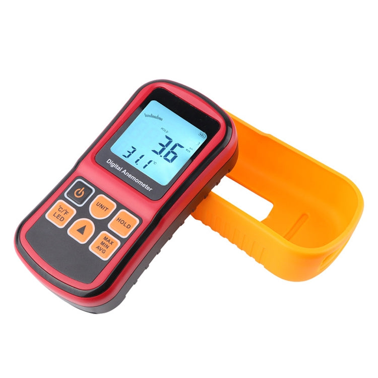 Digital Anemometer (Measurement items: Air Velocity, Air Temperature)(Red) - Tachometers & Anemometer by PMC TechLife | Online Shopping South Africa | PMC TechLife | Buy Now Pay Later Mobicred