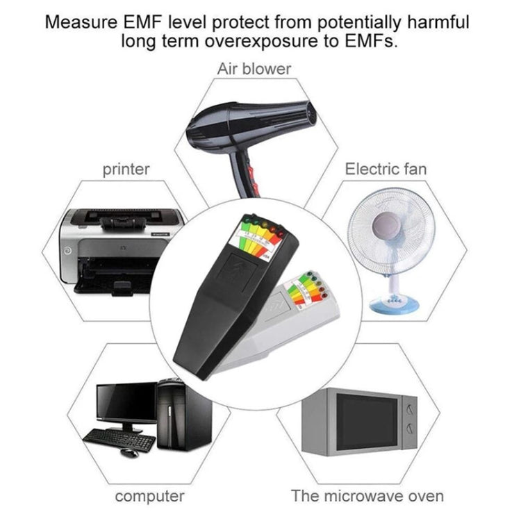 5-LED Electromagnetic Radiation Detector EMF Meter Tester - Radiation Detector by PMC TechLife | Online Shopping South Africa | PMC TechLife