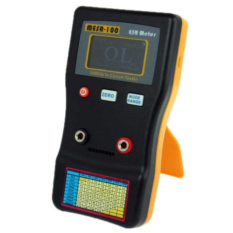 MESR-100 AutoRanging In Circuit ESR Capacitor /Low Ohm Meter Up to 0.01 to 100R(Orange) - free shipping - PMC TechLife - Order now!