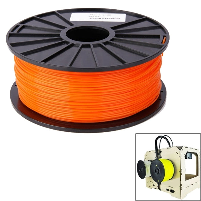 ABS 1.75 mm Color Series 3D Printer Filaments, about 395m(Orange) - Consumables by PMC TechLife | Online Shopping South Africa | PMC TechLife | Buy Now Pay Later Mobicred
