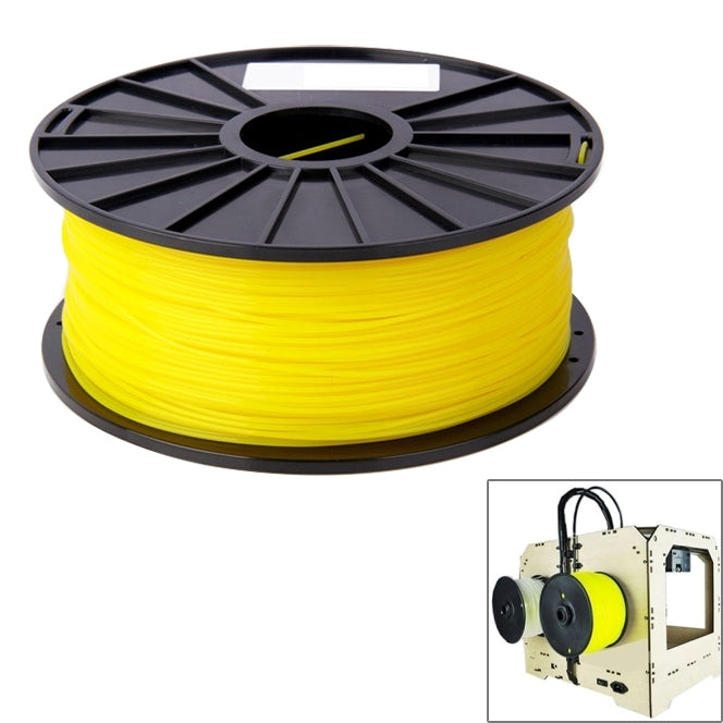 PLA 3.0 mm Color Series 3D Printer Filaments, about 115m(Yellow) - Consumables by PMC TechLife | Online Shopping South Africa | PMC TechLife | Buy Now Pay Later Mobicred