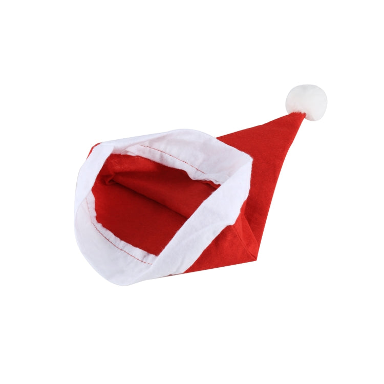 2 PCS Embroidered Christmas Party Santa Hat Non-woven Christmas Hat, Size: 36cm x 29cm - Christmas Wearable Decoration by PMC TechLife | Online Shopping South Africa | PMC TechLife | Buy Now Pay Later Mobicred