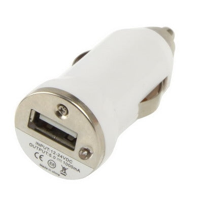 USB Car Charger for iPhone 6 & 6 Plus, iPhone 5 & 5S & 5C, iPhone 4 & 4S, iPhone 3G & 3GS, iPod Touch(White) - Car Charger by PMC TechLife | Online Shopping South Africa | PMC TechLife | Buy Now Pay Later Mobicred