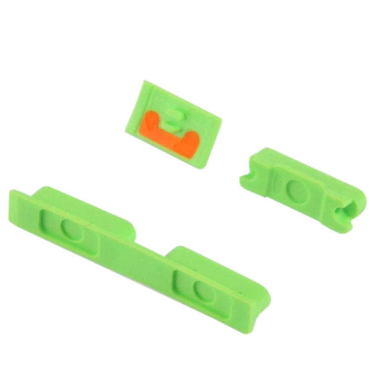 3 in 1 Mute Button + Power Button + Volume Button for iPhone 5C(Green) - free shipping - PMc TechLife - Order now!