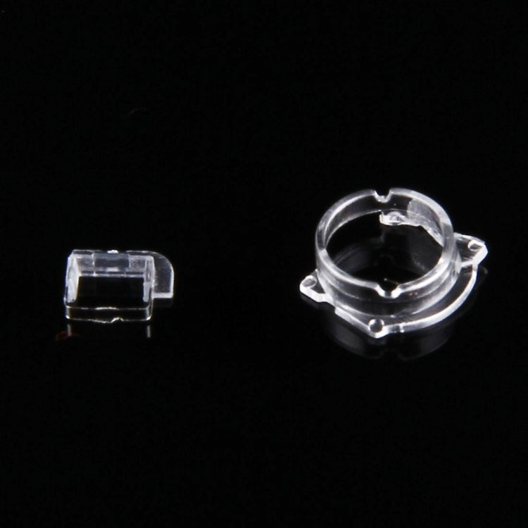 100 PCS Transparent Plastic Camera Lens Frame for iPhone 5 & 5S & 5C(Transparent) - iPhone 5 Parts by PMc TechLife | Online Shopping South Africa | PMc TechLife | Buy Now Pay Later Mobicred