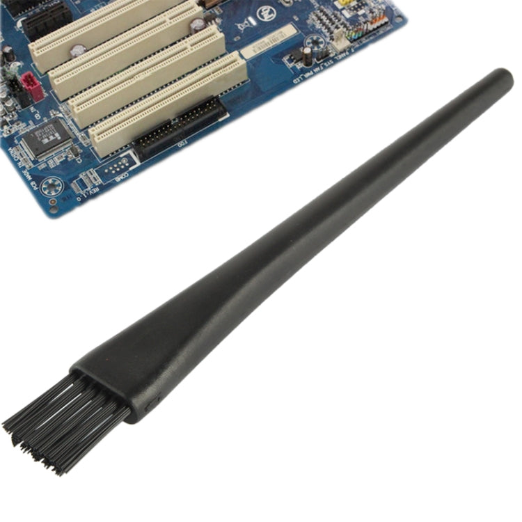 Electronic Component 11 Beam Round Handle Antistatic Cleaning Brush, Length: 14.8cm(Black) - free shipping - PMC TechLife - Order now!