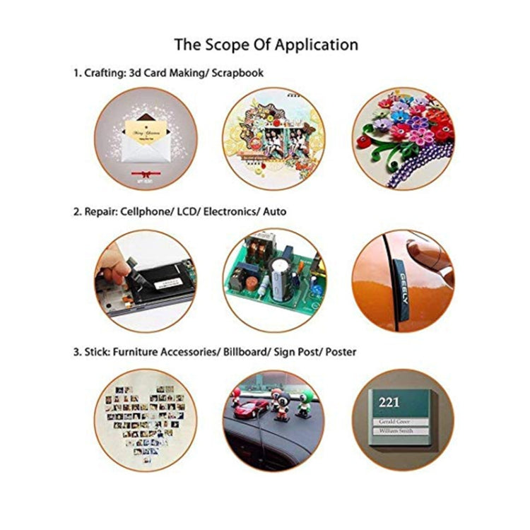 1mm Width Double Sided Adhesive Sticker Tape for iPhone / Samsung / HTC Mobile Phone Touch Panel Repair, Length: 25m(Red) - free shipping - PMC TechLife - Order now!