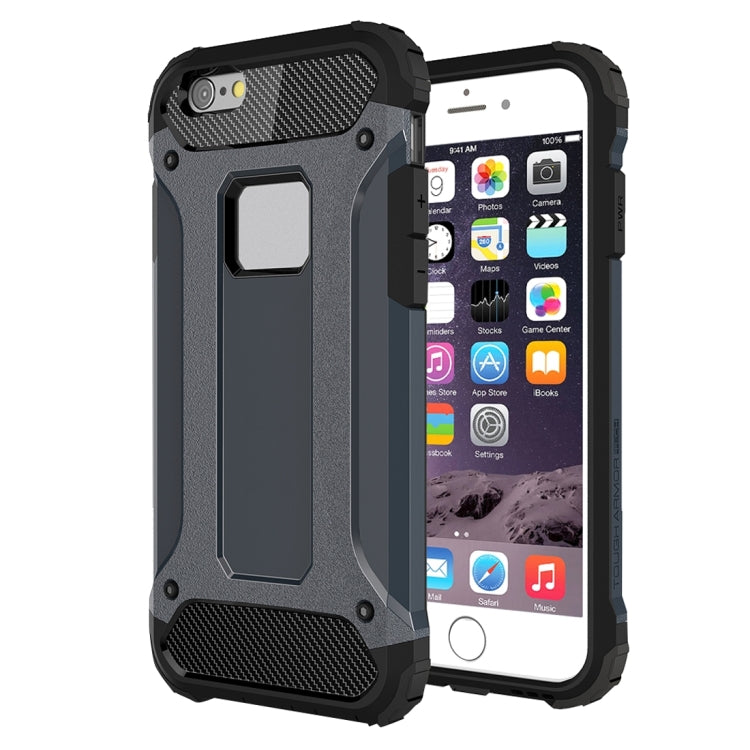For iPhone 6 & 6s Tough Armor TPU + PC Combination Case(Navy Blue) - More iPhone Cases by PMC TechLife | Online Shopping South Africa | PMC TechLife | Buy Now Pay Later Mobicred