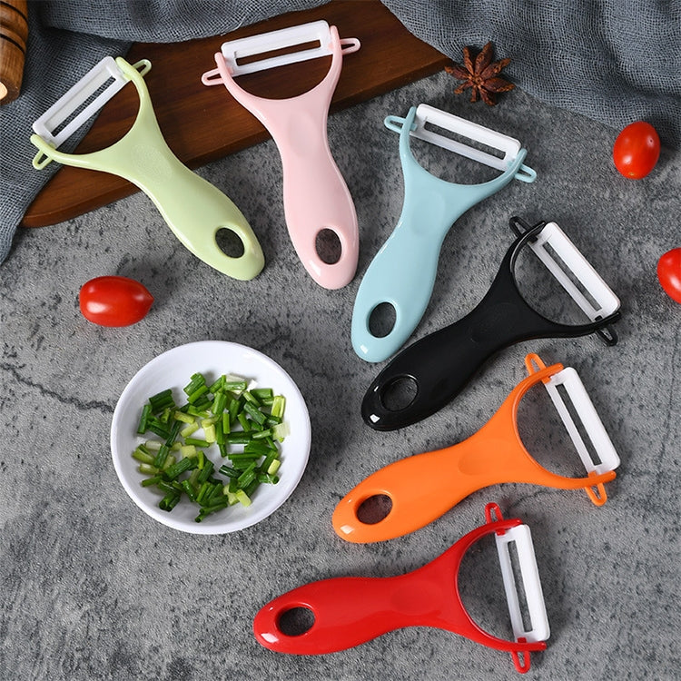 T Shaped Ceramic Skin Peeler with Durable ABS Handle, Random Color Delivery - Cutter & Peeler by PMC TechLife | Online Shopping South Africa | PMC TechLife | Buy Now Pay Later Mobicred