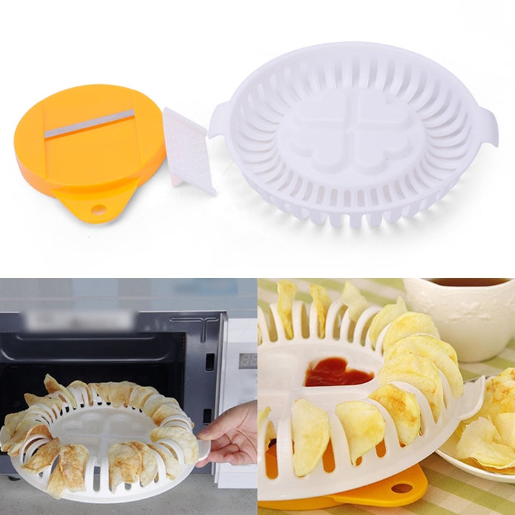 DIY Microwave Oven Baked Potato Chips Homemade Maker Machine Device with Slicer & Plate - Baking mat & Bakewares by PMC TechLife | Online Shopping South Africa | PMC TechLife | Buy Now Pay Later Mobicred