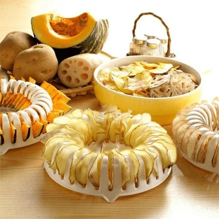 DIY Microwave Oven Baked Potato Chips Homemade Maker Machine Device with Slicer & Plate - Baking mat & Bakewares by PMC TechLife | Online Shopping South Africa | PMC TechLife | Buy Now Pay Later Mobicred
