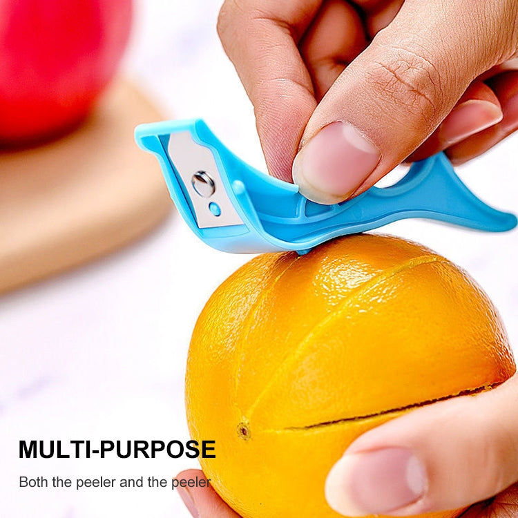Stainless Steel Blade Plastic Handle Creative Peeler Rotating Style Fruit Knife (Random Color Delivery) - Cutter & Peeler by PMC TechLife | Online Shopping South Africa | PMC TechLife | Buy Now Pay Later Mobicred