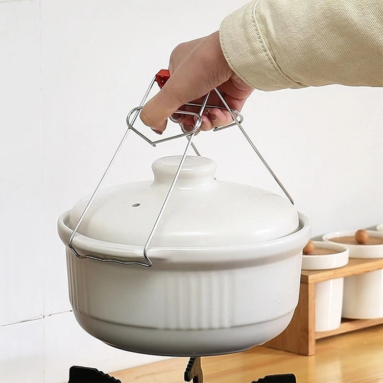 10pcs High Quality Kitchen Gadget Stainless Steel Pot Clip(Silver) - Food Clips & Clips by PMC TechLife | Online Shopping South Africa | PMC TechLife | Buy Now Pay Later Mobicred