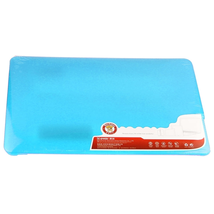 ENKAY for Macbook Air 13.3 inch (US Version) / A1369 / A1466 Hat-Prince 3 in 1 Frosted Hard Shell Plastic Protective Case with Keyboard Guard & Port Dust Plug(Blue) - free shipping - PMC Jewellery - Order now!