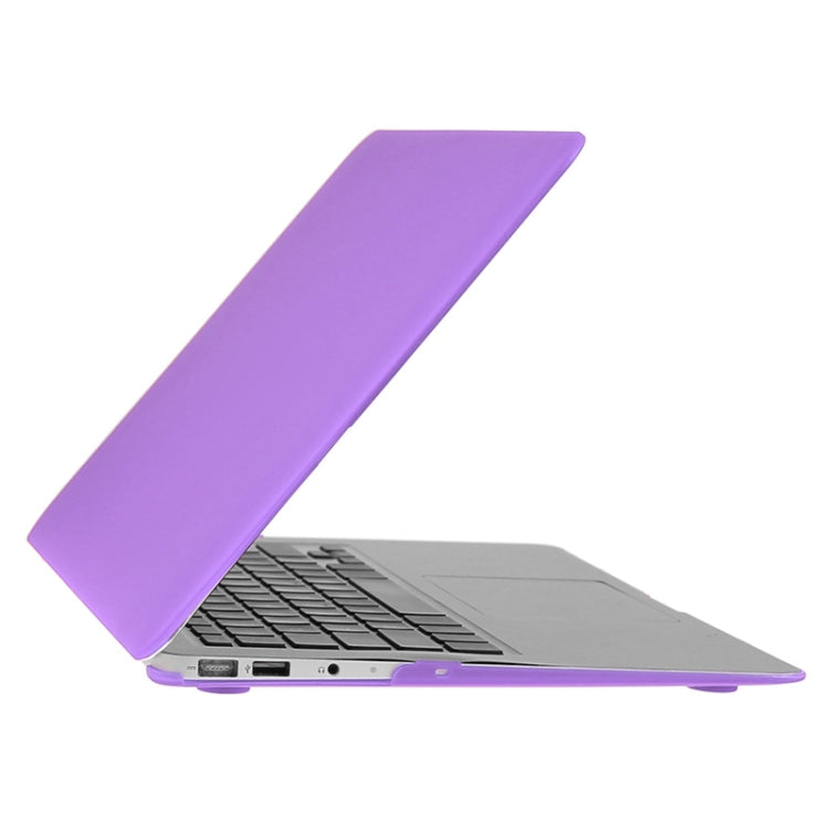 ENKAY for Macbook Air 13.3 inch (US Version) / A1369 / A1466 Hat-Prince 3 in 1 Frosted Hard Shell Plastic Protective Case with Keyboard Guard & Port Dust Plug(Purple) - free shipping - PMC Jewellery - Order now!