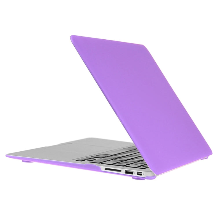 ENKAY for Macbook Air 13.3 inch (US Version) / A1369 / A1466 Hat-Prince 3 in 1 Frosted Hard Shell Plastic Protective Case with Keyboard Guard & Port Dust Plug(Purple) - free shipping - PMC Jewellery - Order now!