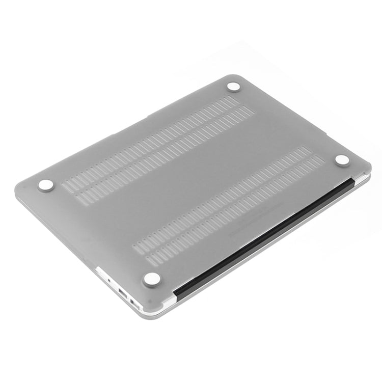 ENKAY for Macbook Air 13.3 inch (US Version) / A1369 / A1466 Hat-Prince 3 in 1 Frosted Hard Shell Plastic Protective Case with Keyboard Guard & Port Dust Plug(Silver) - free shipping - PMC Jewellery - Order now!