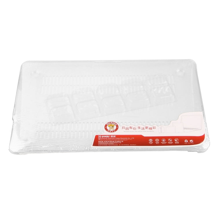 ENKAY for Macbook Air 11.6 inch (US Version) / A1370 / A1465 Hat-Prince 3 in 1 Crystal Hard Shell Plastic Protective Case with Keyboard Guard & Port Dust Plug(White) - free shipping - PMC Jewellery - Order now!