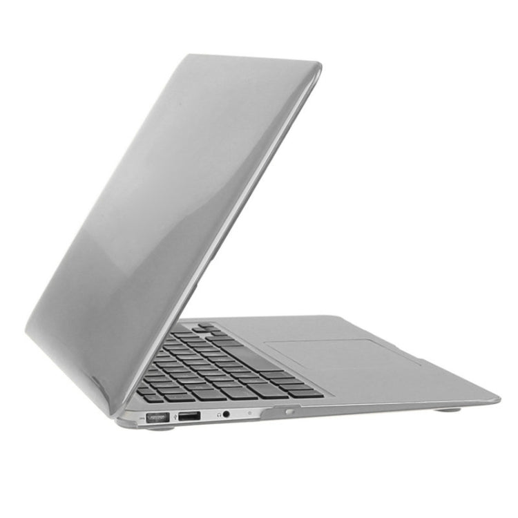 ENKAY for Macbook Air 13.3 inch (US Version) / A1369 / A1466 Hat-Prince 3 in 1 Crystal Hard Shell Plastic Protective Case with Keyboard Guard & Port Dust Plug(Grey) - free shipping - PMC Jewellery - Order now!