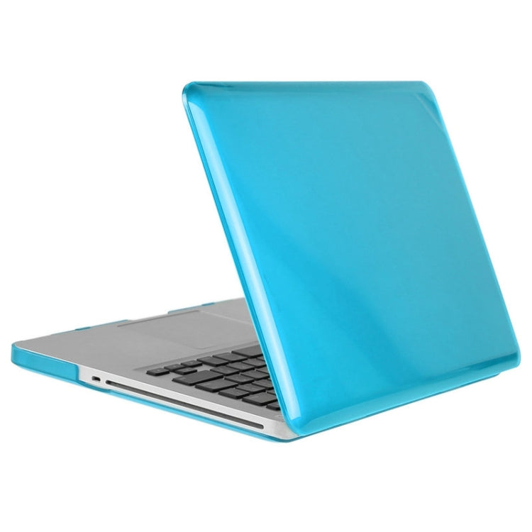 ENKAY for Macbook Pro 15.4 inch (US Version) / A1286 Hat-Prince 3 in 1 Crystal Hard Shell Plastic Protective Case with Keyboard Guard & Port Dust Plug(Blue) - free shipping - PMC Jewellery - Order now!