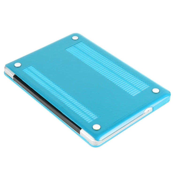 ENKAY for Macbook Pro 15.4 inch (US Version) / A1286 Hat-Prince 3 in 1 Crystal Hard Shell Plastic Protective Case with Keyboard Guard & Port Dust Plug(Blue) - free shipping - PMC Jewellery - Order now!