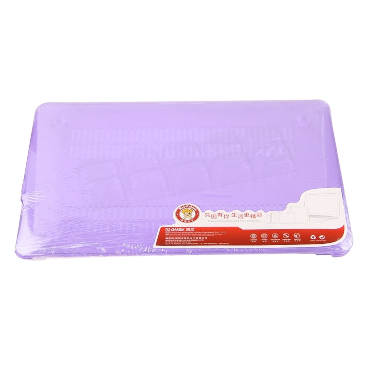 ENKAY for Macbook Pro 15.4 inch (US Version) / A1286 Hat-Prince 3 in 1 Crystal Hard Shell Plastic Protective Case with Keyboard Guard & Port Dust Plug(Purple) - free shipping - PMC Jewellery - Order now!