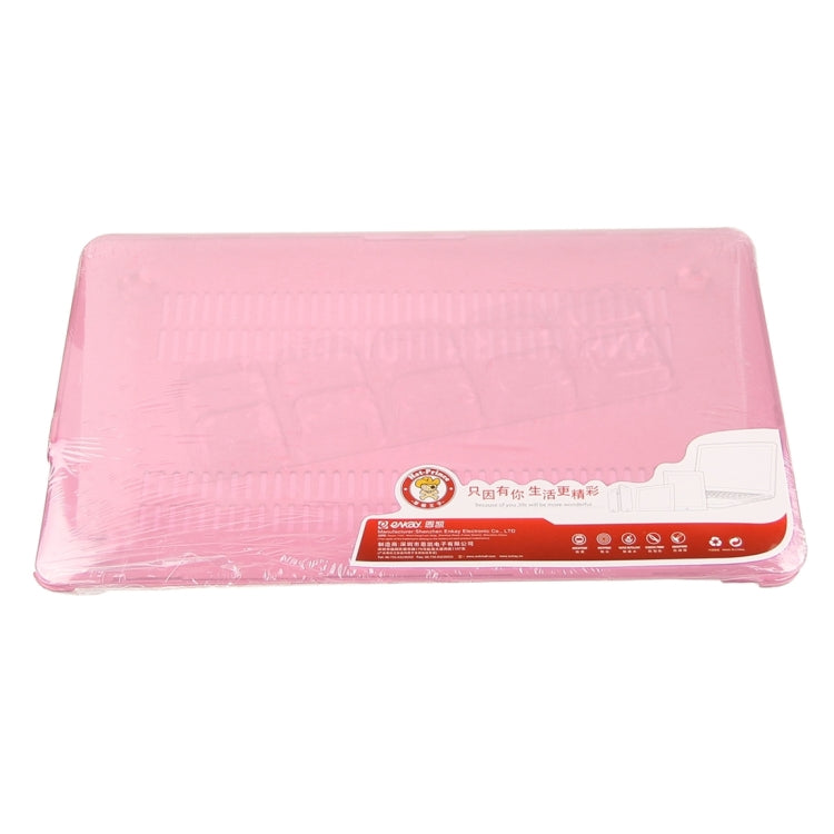 ENKAY for Macbook Pro Retina 15.4 inch (US Version) / A1398 Hat-Prince 3 in 1 Crystal Hard Shell Plastic Protective Case with Keyboard Guard & Port Dust Plug(Pink) - free shipping - PMC Jewellery - Order now!