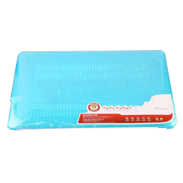ENKAY for Macbook Pro Retina 15.4 inch (US Version) / A1398 Hat-Prince 3 in 1 Crystal Hard Shell Plastic Protective Case with Keyboard Guard & Port Dust Plug(Blue) - free shipping - PMC Jewellery - Order now!