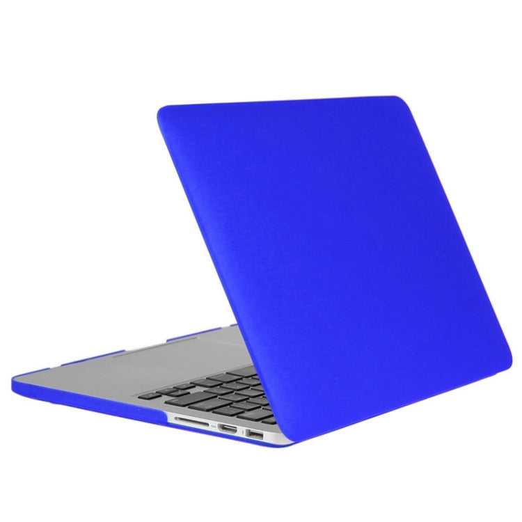 ENKAY for Macbook Pro Retina 13.3 inch (US Version) / A1425 / A1502 Hat-Prince 3 in 1 Frosted Hard Shell Plastic Protective Case with Keyboard Guard & Port Dust Plug(Dark Blue) - free shipping - PMC Jewellery - Order now!