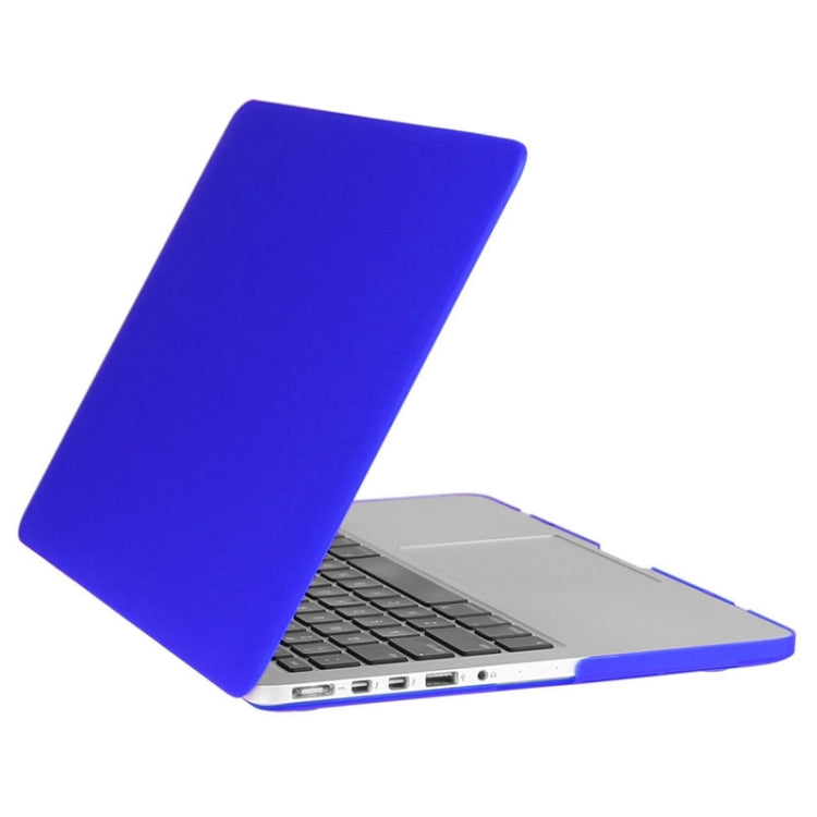 ENKAY for Macbook Pro Retina 13.3 inch (US Version) / A1425 / A1502 Hat-Prince 3 in 1 Frosted Hard Shell Plastic Protective Case with Keyboard Guard & Port Dust Plug(Dark Blue) - free shipping - PMC Jewellery - Order now!