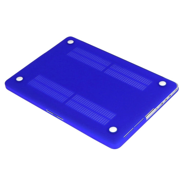 ENKAY for Macbook Pro Retina 13.3 inch (US Version) / A1425 / A1502 Hat-Prince 3 in 1 Frosted Hard Shell Plastic Protective Case with Keyboard Guard & Port Dust Plug(Dark Blue) - free shipping - PMC Jewellery - Order now!