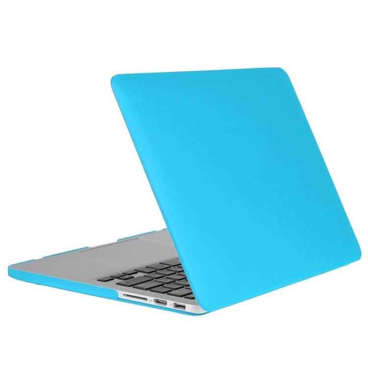 ENKAY for Macbook Pro Retina 13.3 inch (US Version) / A1425 / A1502 Hat-Prince 3 in 1 Frosted Hard Shell Plastic Protective Case with Keyboard Guard & Port Dust Plug(Blue) - free shipping - PMC Jewellery - Order now!