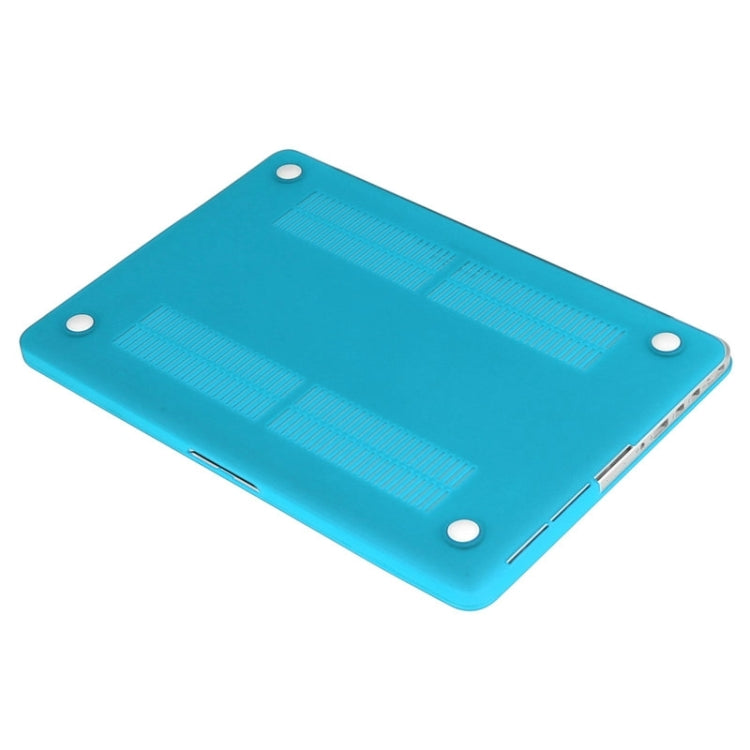 ENKAY for Macbook Pro Retina 13.3 inch (US Version) / A1425 / A1502 Hat-Prince 3 in 1 Frosted Hard Shell Plastic Protective Case with Keyboard Guard & Port Dust Plug(Blue) - free shipping - PMC Jewellery - Order now!