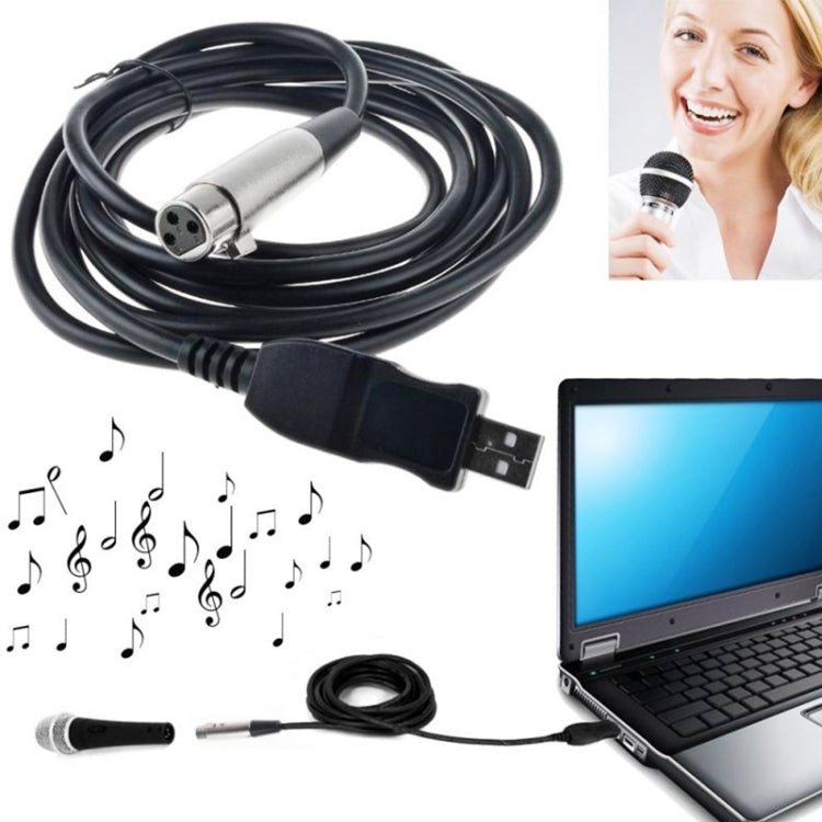 USB Microphone Cable, Cable Length: 3.5M - Microphone Audio Cable & Connector by PMC TechLife | Online Shopping South Africa | PMC TechLife | Buy Now Pay Later Mobicred
