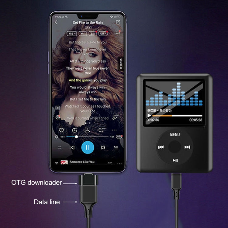 1.8 inch TFT Screen MP4 Player with TF Card Slot, Support Recorder, FM Radio, E-Book and Calendar(Black) - MP4 Player by PMC TechLife | Online Shopping South Africa | PMC TechLife