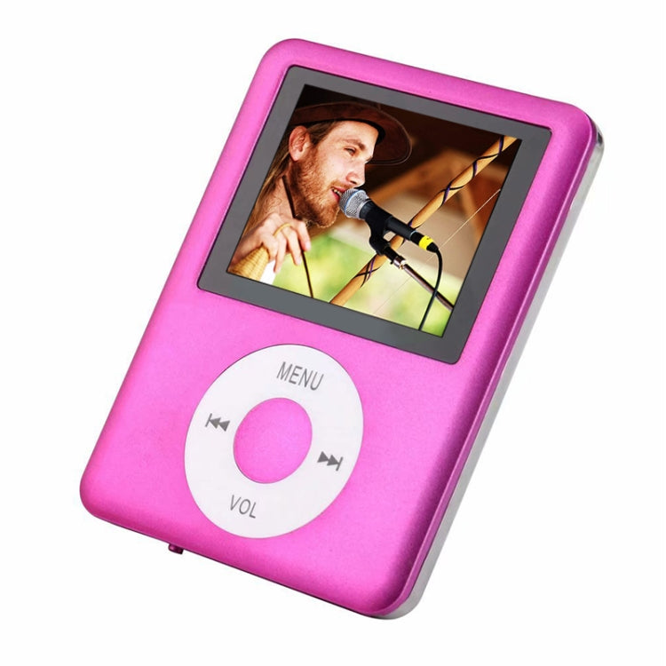 1.8 inch TFT Screen MP4 Player with TF Card Slot, Support Recorder, FM Radio, E-Book and Calendar(Magenta) - MP4 Player by PMC TechLife | Online Shopping South Africa | PMC TechLife | Buy Now Pay Later Mobicred