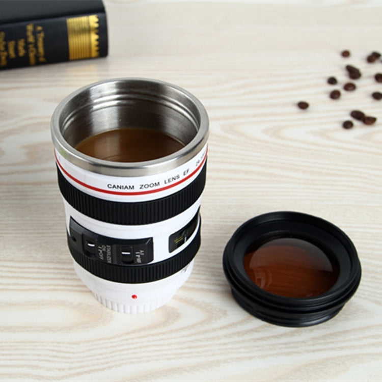 400ML Camera Lens Cup Mug Caniam EF 24-105mm F4 Filter Cup for Coffee Milk Water as Gift(White) - Vacuum Thermoses & Cups by PMC TechLife | Online Shopping South Africa | PMC TechLife | Buy Now Pay Later Mobicred