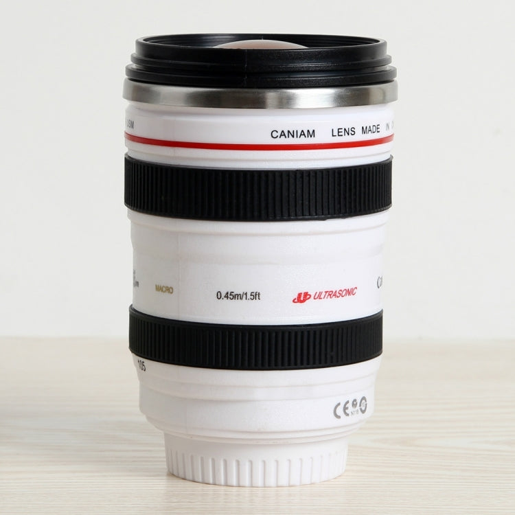 400ML Camera Lens Cup Mug Caniam EF 24-105mm F4 Filter Cup for Coffee Milk Water as Gift(Black) - Vacuum Thermoses & Cups by PMC TechLife | Online Shopping South Africa | PMC TechLife | Buy Now Pay Later Mobicred